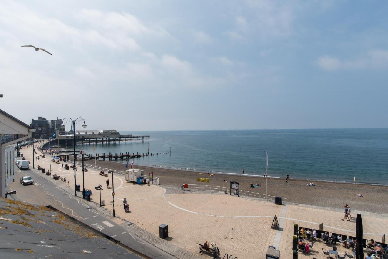 Starling View Boutique Stunning Seafront View Apartment Aberystwyth Kültér fotó